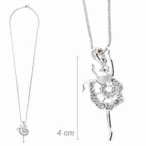 Alista Ketting Ballerina met Strass Tutu B32067