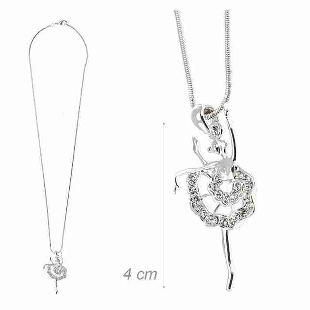 Alista Ketting Ballerina met Strass Tutu B32067