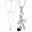 Alista Ketting Ballerina Hanger met Zirkonia B32311