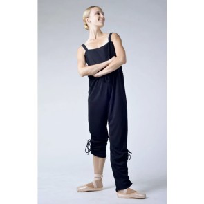 Ballet Rosa Andrea ballet jumpsuit met trekkoord zwart