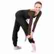 Ballet Rosa Andrea Dames warm-up jumpsuit voor ballet mouwloos zwart